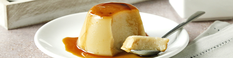 Flan vegano